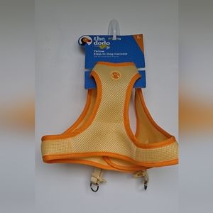 The Dodo Yellow Step-In Dog Harness Size Large & Yellow Color. New